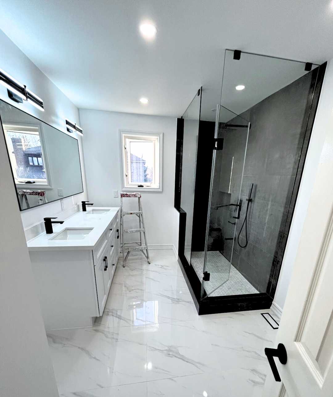 2 bathroom-customisable shower niche /shelve with built in bench - Image 7