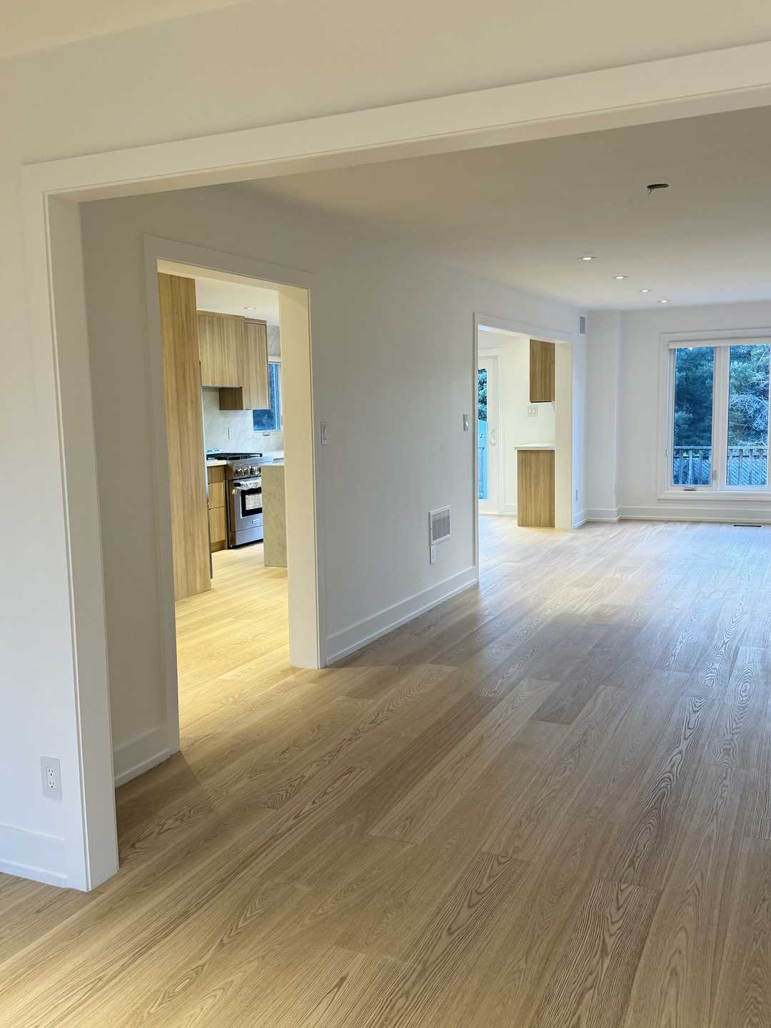 Whole-house floor renovation, including the staircase finished in natural wood - Image 2
