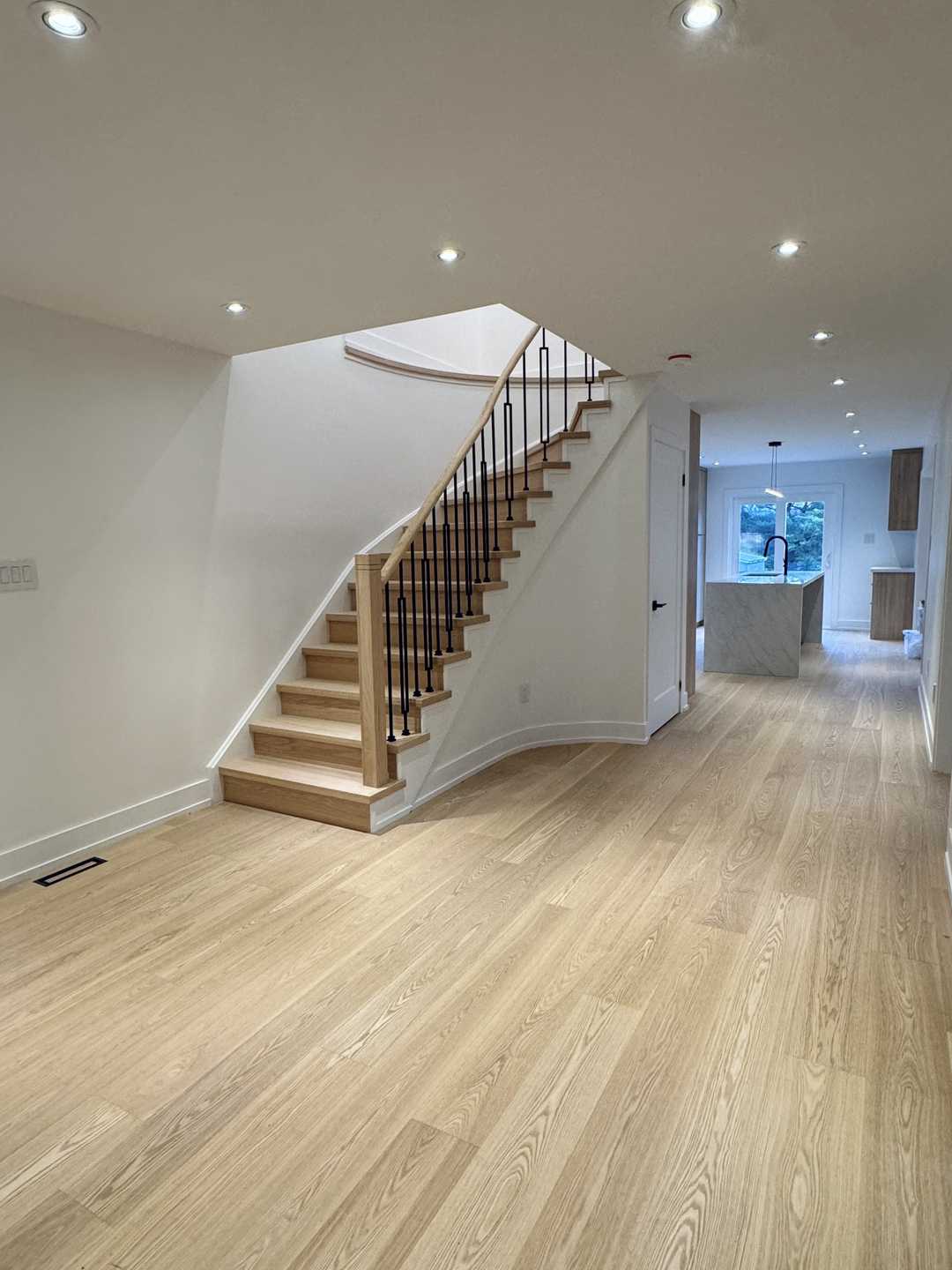 Whole-house floor renovation, including the staircase finished in natural wood - Image 3