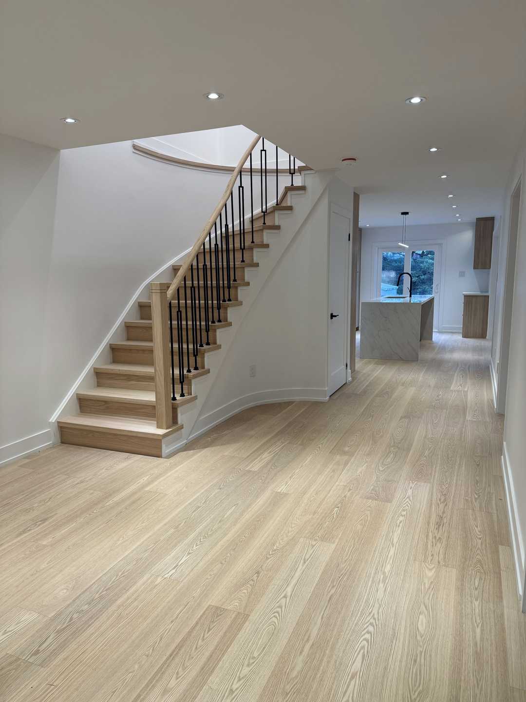 Whole-house floor renovation, including the staircase finished in natural wood - Image 4
